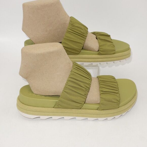 NEW Sorel Roaming Two Strap Slide Sandals Women’s Size 9.5 Olive Green - Picture 4 of 10